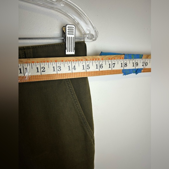 Meyer Fabric by Cramer Olive Green Men's jeans Size 30x32 minimalist neutral - Picture 7 of 15